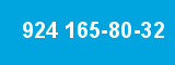 924 165-80-32